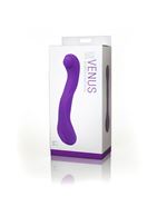 Фиолетовый вибратор для стимуляции точки G Venus - 20,3 см.
