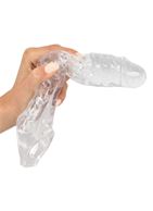 Закрытая насадка на пенис Crystal Skin Penis Sleeve (27,8 см)