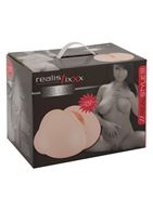 Мастурбатор-полуторс Real Style III с 2 рабочими отверстиями