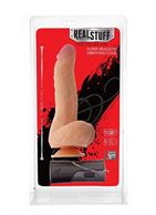 Реалистичный вибромассажёр REALSTUFF 7.5INCH VIBRATOR - 19 см.