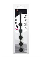Чёрная анальная цепочка SEE YOU FIVE BEADS ANAL (28,1 см)