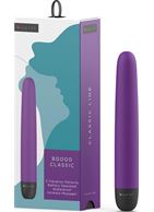 Фиолетовый классический вибратор Bgood Classic (18 см)