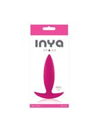 Розовая анальная пробка для ношения INYA Spades Small - 10,2 см.