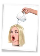 Мастурбатор-голова Hot Water Face Fucker! Blonde