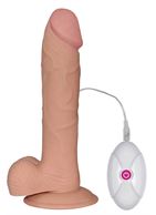 Телесный вибратор реалистик Ultra Soft Dude 9 (22 см)