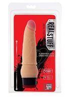 Вибратор-реалистик со встроенным пультом REALSTUFF 6INCH VIBRATOR - 15,5 см.