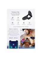 Черное технологичное эрекционное кольцо MysteryVibe Tenuto