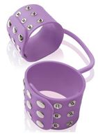 Сиреневые наручники из силикона Fetish Fantasy Elite Silicone Cuffs