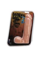 Реалистичный фаллоимитатор с мошонкой Down and Dirty 7 Dong (17,75 см)
