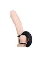 Эрекционное кольцо с вибрацией и стимуляцией мошонки Vibrating Ball Cradle