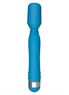 Голубой массажер FUNKY WAND MASSAGER - 20 см.
