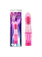 Розовый вибратор с рёбрышками Lines Exciter (16,2 см)
