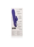 Фиолетовый вибратор с поступательным движением Jack Rabbit Signature Silicone Thrusting Rabbit (20 см)