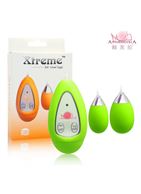 Лаймовые виброяйца Xtreme 10F Dual Eggs