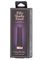 Фиолетовый мини-вибромассажёр Crazy For You Rechargeable Bullet Vibrator