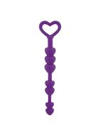 Анальная цепочка фиолетового цвета Lia Love Beads
