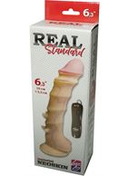 Вибратор REAL Standard 6.3" с шипами (16 см)