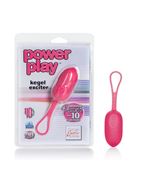 Розовое виброяйцо Power play kegel exciter 