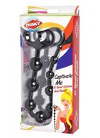 Анальные бусы Captivate Me 10 Bead Silicone Anal Beads - 34 см.