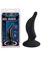 Чёрная анальная пробка ASS JACKER (12 см)