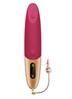 Малиновый вибратор DYSIS BRIGHT (12,6 см)