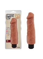 Кофейный вибратор реалистик Greedy Guy (24 см)