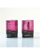 Элегантный розовый минивибратор со снимающейся насадкой Nyx Mini (12,75 см)