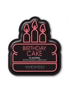 Лубрикант на водной основе со вкусом торта с кремом Wicked Aqua Birthday Cake (3 мл)