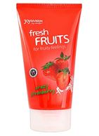 Гель-лубрикант на водной основе с ароматом клубники FreshFRUITS Сrazy Strawberry - 150 мл.