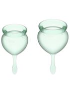 Набор зеленых менструальных чаш Feel Good Menstrual Cup