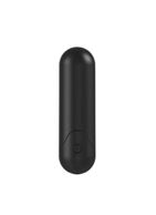 Черная перезаряжаемая анальная пробка №08 Cone-shaped Butt Plug (13,5 см)