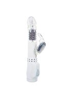 Белый вибратор RABBIT SENSATION VIBRATOR - 24 см.