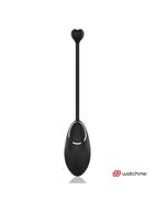 Черное виброяйцо с пультом-часами Anne's Desire Vibro Egg Wireless Watchme
