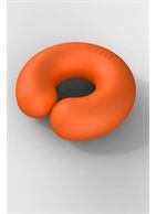 Оранжевый многофункциональный вибратор DONUT ORANGE