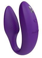 Фиолетовый вибратор для пар We-Vibe Sync 2