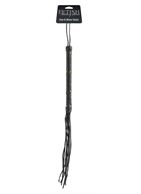 Чёрная кожаная плетка Cat O Nine Tails (63,5 см)