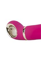Розовый анатомический вибромассажер Fun Toys Gvibe 2 - 18 см.