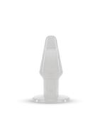 Прозрачный анальный плаг большого размера JAMMY JELLY ANAL XL PLUG CRYSTALL - 14 см.