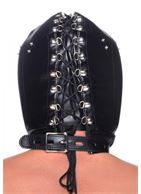 Шлем-трансформер Muzzled Universal BDSM Hood with Removable Muzzle