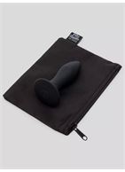 Черная анальная вибропробка Sensation Rechargeable Vibrating Butt Plug (8,9 см)