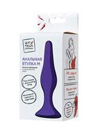 Фиолетовая анальная пробка (12,5 см)