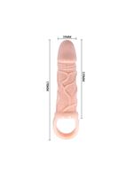 Телесная насадка на пенис с подхватом MEN EXTENTSION (17 см)