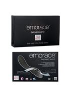 Серый вибратор EMBRACE BELOVED WAND - 20 см.