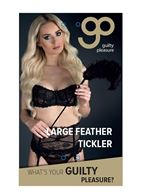 Стек с большим чёрным пером Large Feather Tickler (65 см)