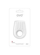 Эрекционное кольцо белое OVO B12