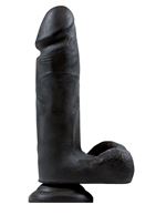 Чёрный фаллоимитатор 2X Dual Density 8 Dildo - 24 см.