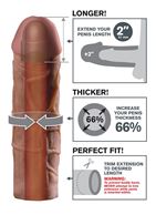 Коричневая насадка Mega 2" Extension (20,3 см)