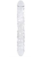 Двусторонний прозрачный фаллоимитатор Jelly Rancher Double Dong Smooth - 29,7 см.
