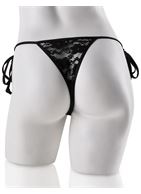Кружевные трусики с вибропулей и пультом ДУ в виде кольца Date Night Remote Control Panties