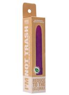 Фиолетовый эко вибратор Natural Pleasure (17,7 см)